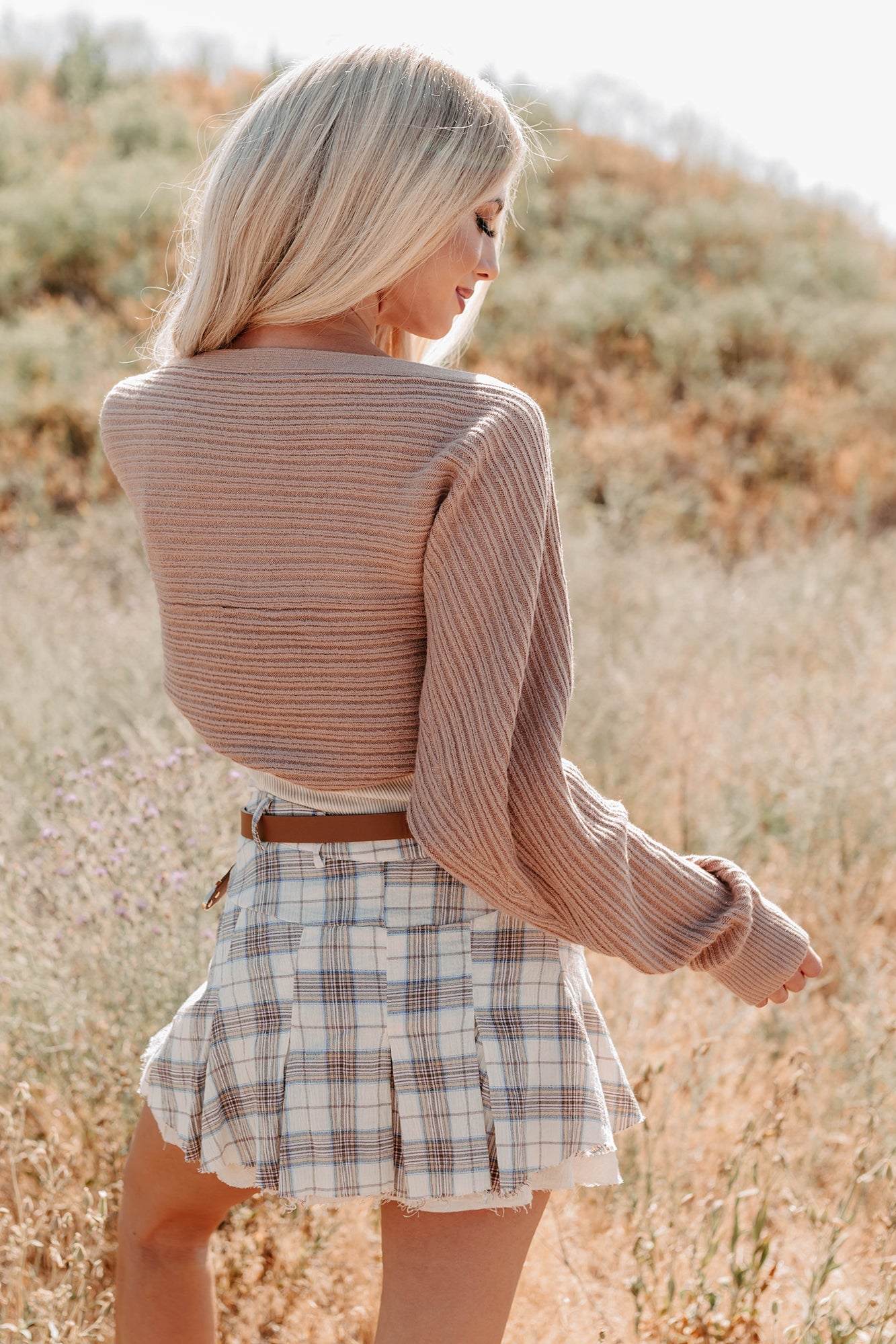 Toasted Coconut Season Bolero Shrug Cardigan (Dark Taupe)