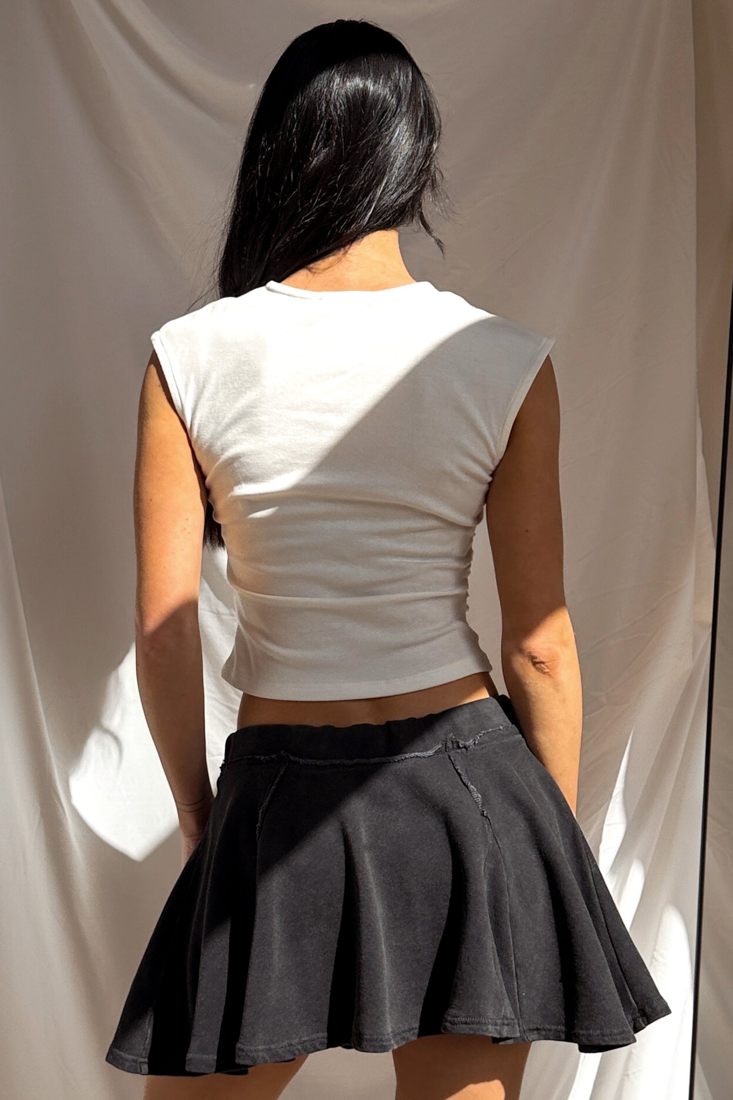 Wear On Repeat Sleeveless Basic Top (Off-White)